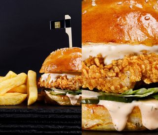 Chiken crispy burger