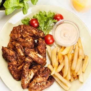  Menu plato Alitas de pollo