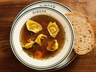 Bulion wołowy z grzybami