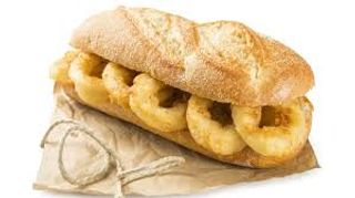 Bocadillo De Calamares Fritos