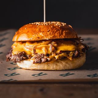 Classic Double Smashed Cheeseburger