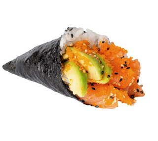 Temaki de salmón (1u)