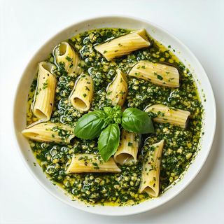 Testaroli al pesto 
