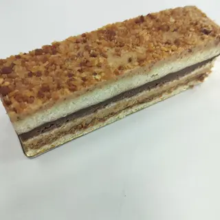 Mousse glacée caramel amande