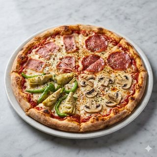 Pizza 4 Estaciones (28 Cm.)