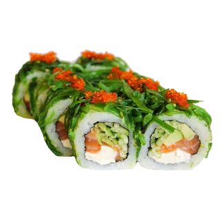 Рол Каліфорнія лосось&хіяші (320г)