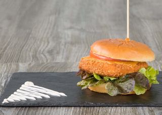 Hamburguesa De Pollo Crujiente