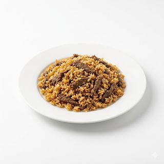 Crispy Rice With Beef