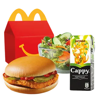 HAPPY MEAL™ С ПИЛЕШКИ БУРГЕР ПИКАНТ