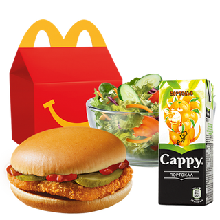 HAPPY MEAL™ С ПИЛЕШКИ БУРГЕР ПИКАНТ