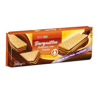 Barquillos Sabor a Chocolate Spar (150 gr)