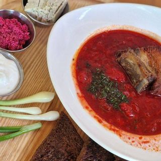 Борщ по-багатому