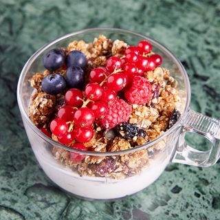 Classic greek: greek yoghurt, honey and homemade granola 