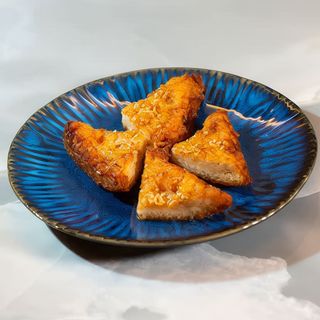 Toast di gamberi