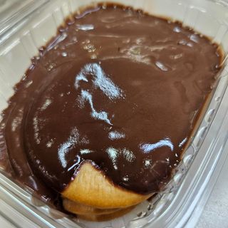 Natillas de chocolate con galleta