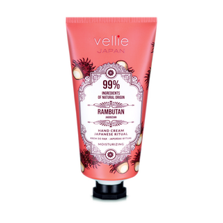 Crema de maini hidratanta Vellie Japan cu extract de Rambutan, 50ml