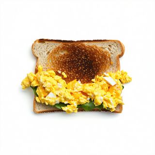 Bocadillo De Huevos Revueltos