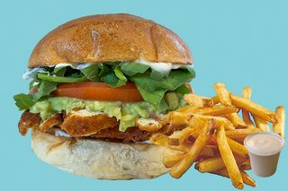 Beyond chicken burger