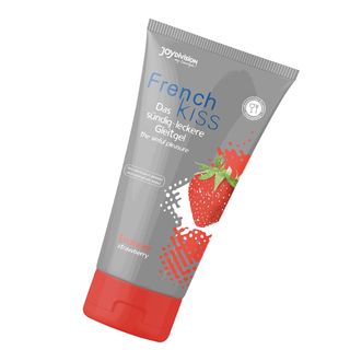 ფრანგული კოცნა 75 მლ ლუბრიკანტი - მარწყვი