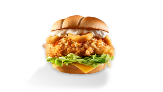 Burger Rybaka Zimowy z sosem tatarskim