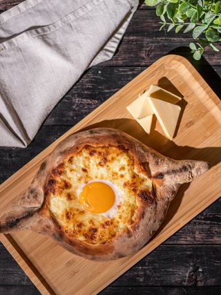 აჭარული ხაჭაპური ცომგამოცლილი