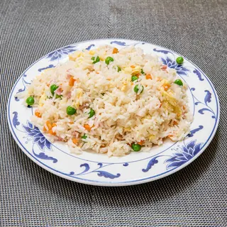 Arroz Frito Con Tres Delicias
