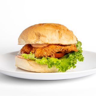 Mex chicken burger