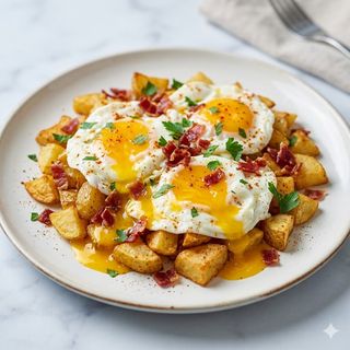 Tapa De Huevos Estrellados