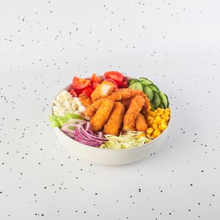 Crispy chicken salata