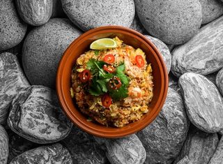 Orez prăjit cu pui 350g