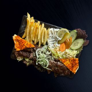 كيلو شاورما لحم مع الأرز 