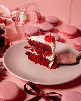 Tort Red Velvet porcja