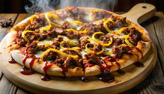 Бургер пица с телешко