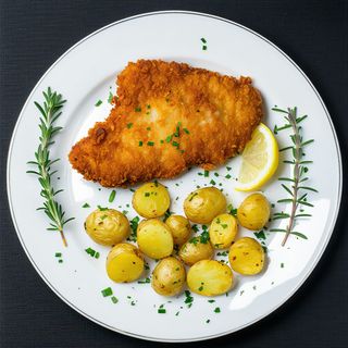 Виенски шницел с картофки 300гр