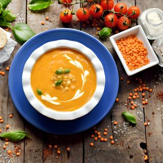 Чечевичный суп-пюре