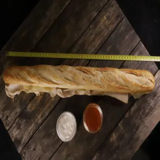Bocadillo de pollo y queso