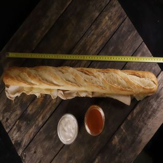 Bocadillo de pollo y queso