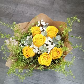 Ramo 6 rosas amarillas