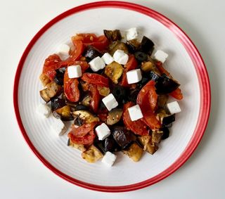 Ensalada de berenjena asada