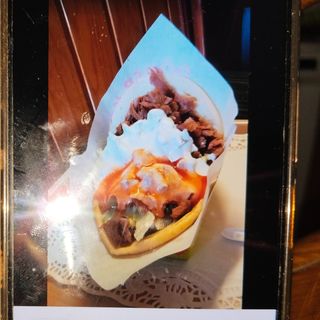 Menú kebab grande sólo carne 