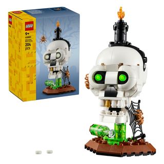 Lumânare-craniu pentru Halloween - 40883