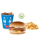 VEKE Двоен чийзбургер меню