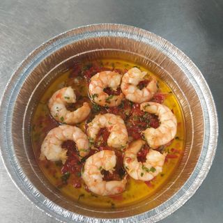 Camarão ao Alho e Pimentos