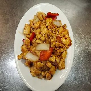 43 Pollo in salsa piccante