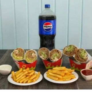 Menú 3 dürum normales (para 3 personas)