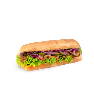 Ciabatta z szarpaną wieprzowiną