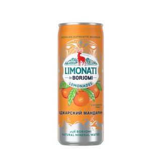 Грузинский Лимонад Limonati by Borjomi Аджарский Мандарин, 0,33л ж/б