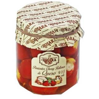 Pimientos Cherry Rellenos De Queso Rosara