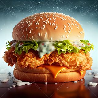 Hambúrguer Frango Burger