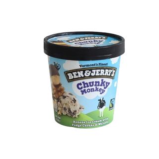 Ben & Jerry's chunky monkey de 465ml.